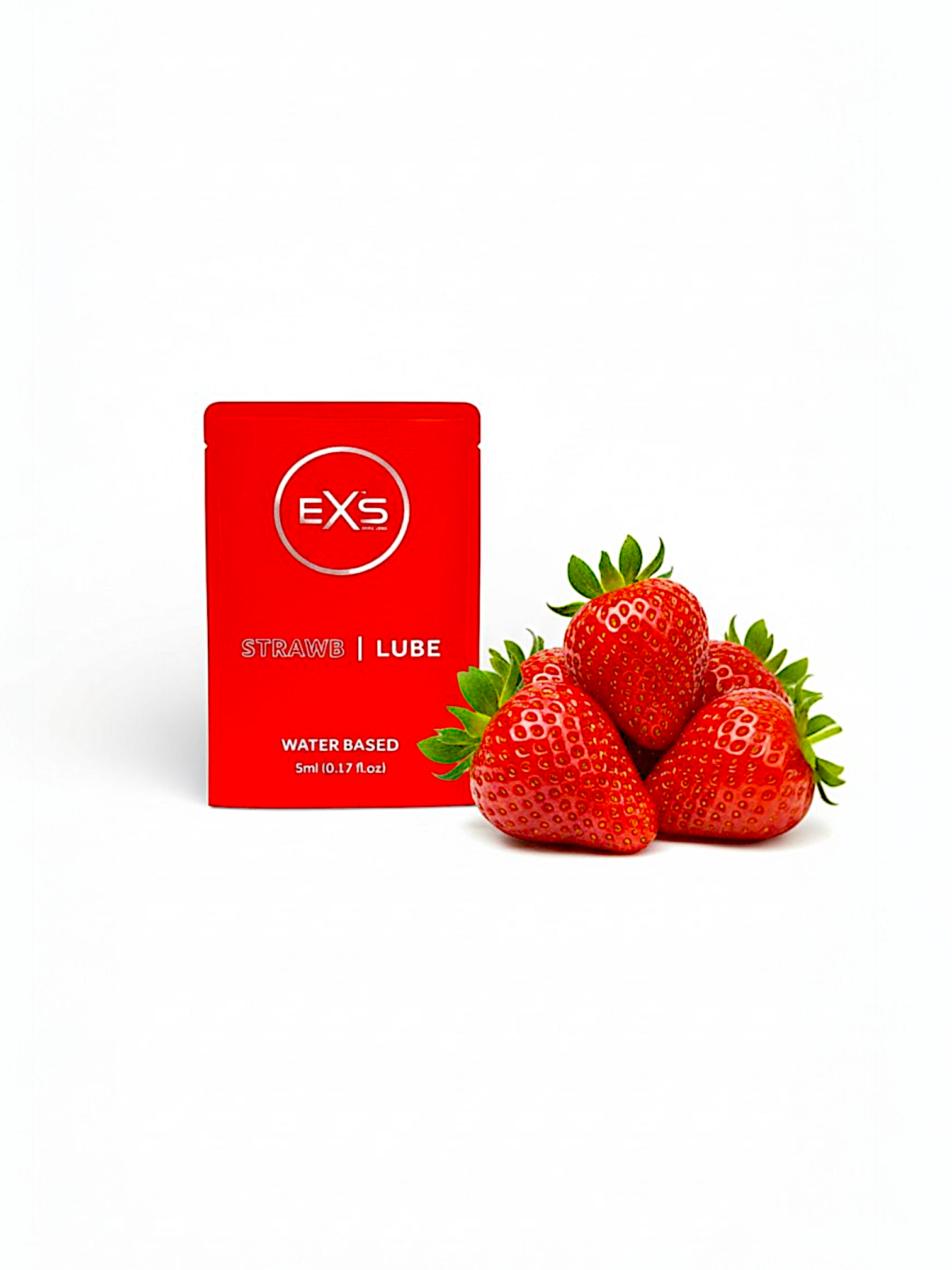 Strawberry żel intymny na bazie wody truskawkowy 5 ml EXS Flavoured