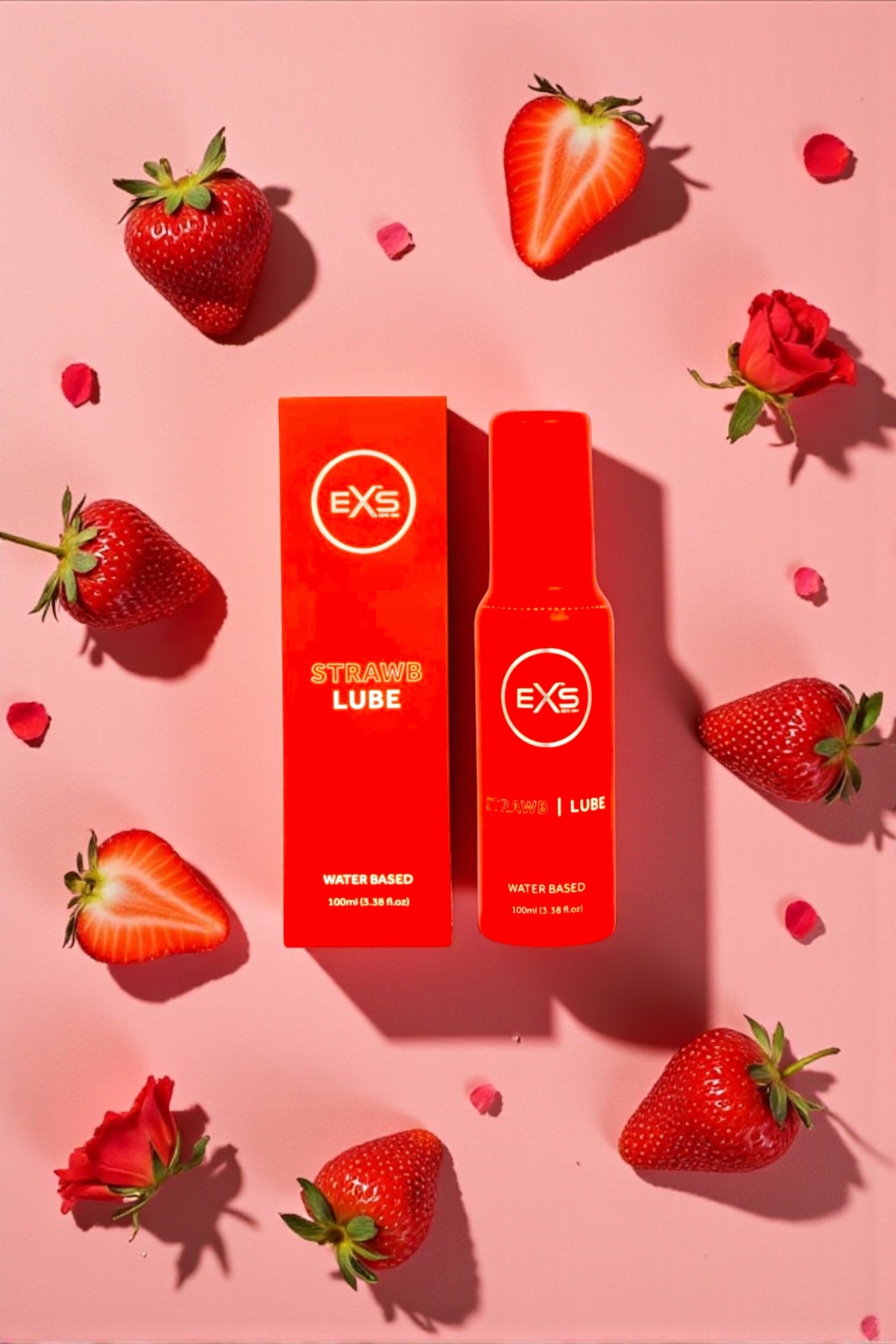Żel intymny smakowy oralny truskawka EXS 100 ml