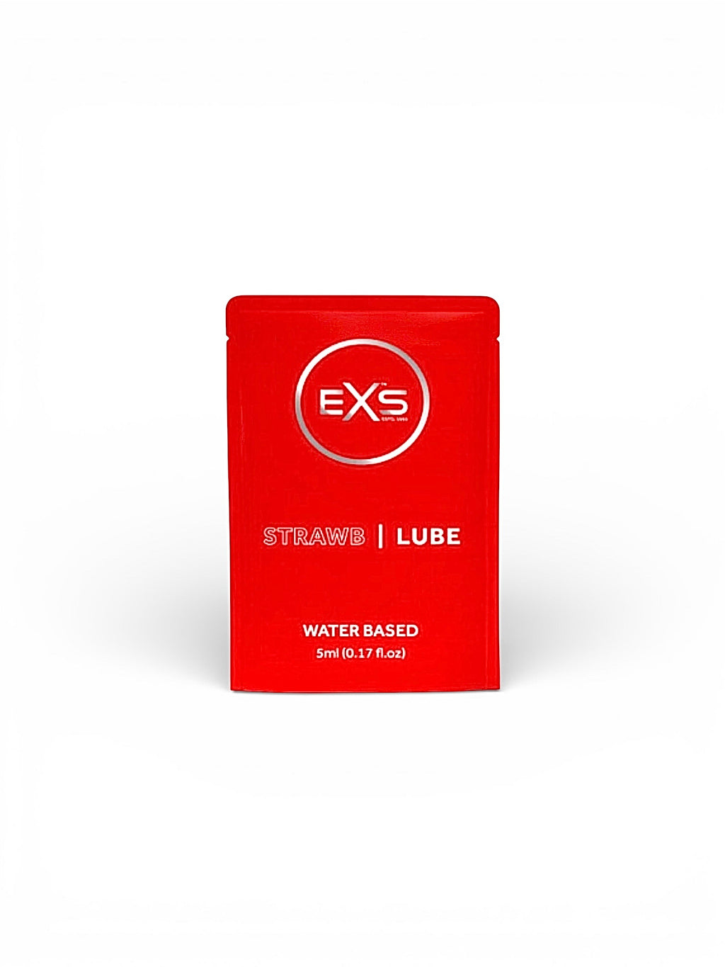 Strawberry żel intymny na bazie wody truskawkowy 5 ml EXS Flavoured