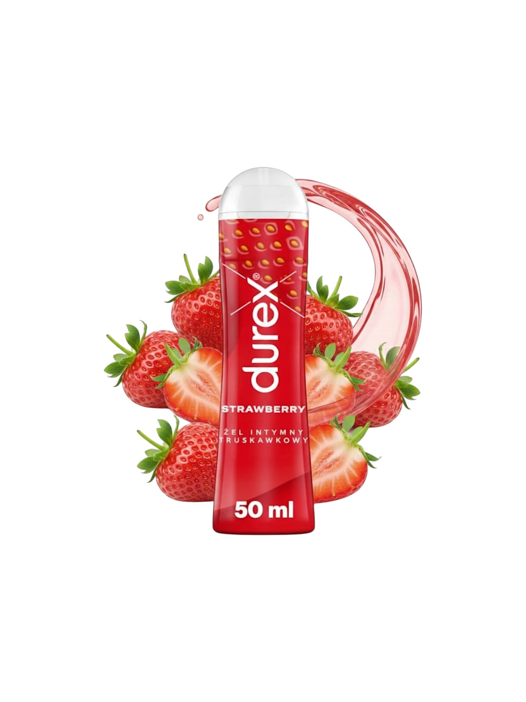 Żel intymny smakowy oralny truskawka DUREX 50ml