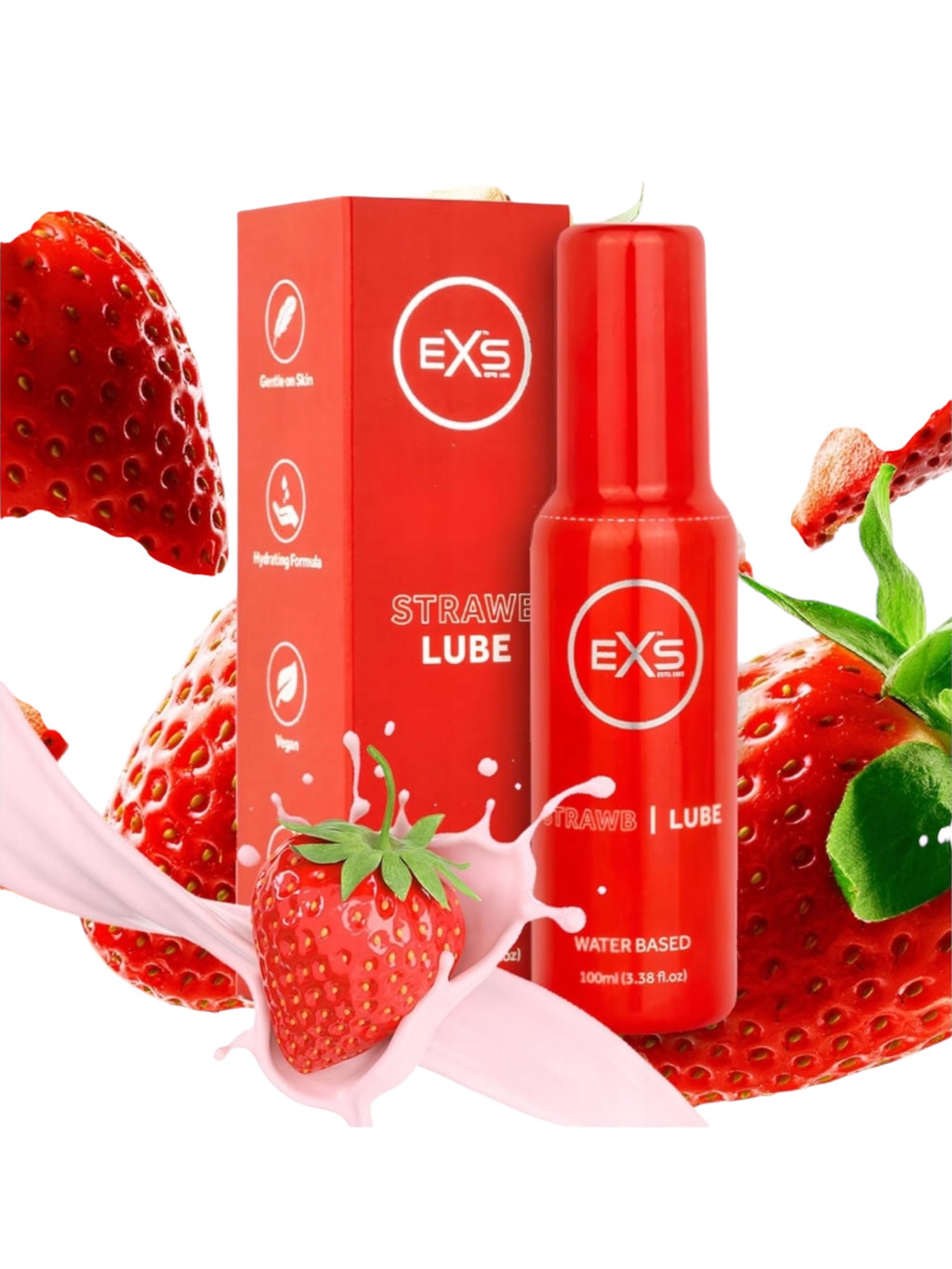 Żel intymny smakowy oralny truskawka EXS 100 ml